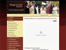 Tablet Screenshot of clergyoncallministries.com